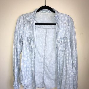 MAURICES | SOFT DENIM BUTTON DOWN TOP